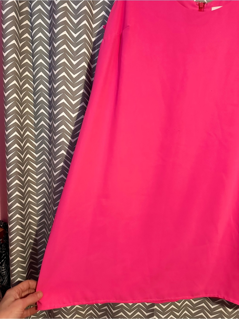 Amanda Uprichard | Selia Mini Dress Pink Lacquer, Large - Picture 5 of 8